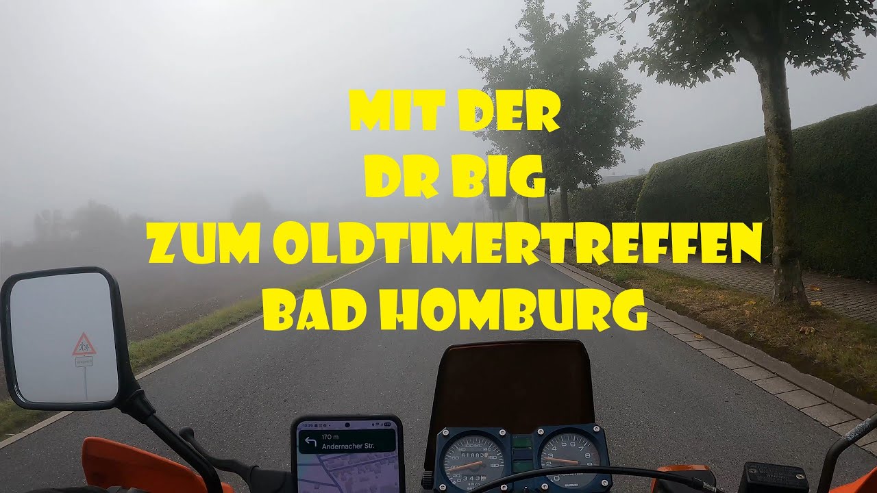 Mit der DR Big zum Oldtimertreffen in Bad Homburg