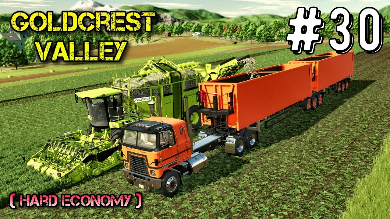 Fs25 Gold Map Gold Crest Valley Map -Start $ 0- Timelapse Ep 30 Farming Simulator 25 ...