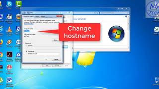 How to change hostname in Windows