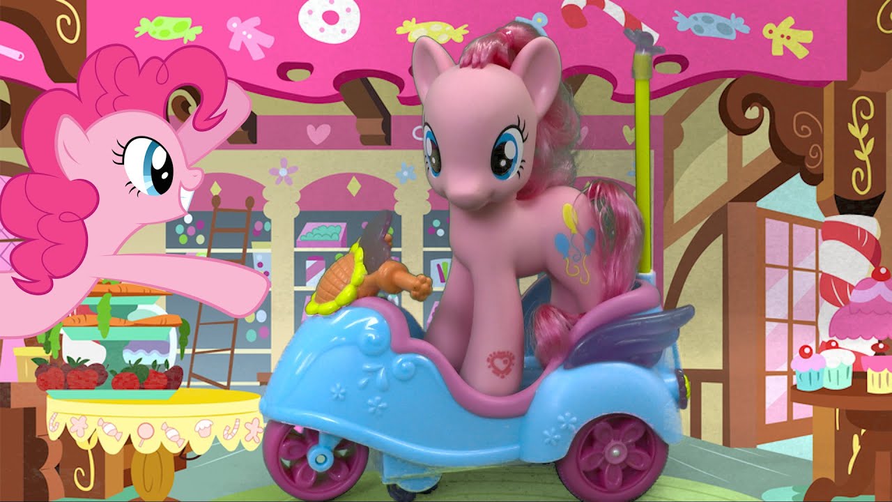 My Little Pony Cutie Mark Magic Pinkie Pie RC Scooter from Hasbro - YouTube