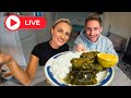 Chat with us live while we cook sarmades