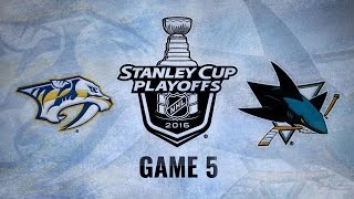 Sharks score five goals, take 3-2 series lead