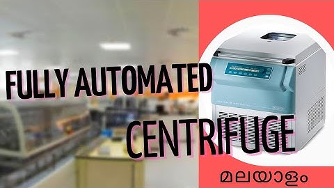 Fully automated Centrifuge