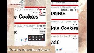 How to download font|Dafont.com|SUBSCRIBE screenshot 2