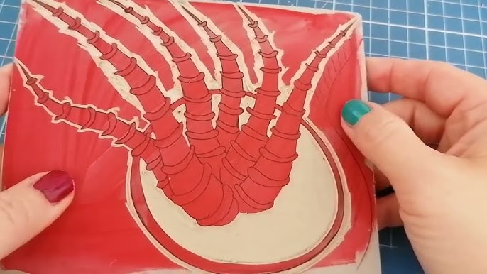 Cleaning a linocut after printing