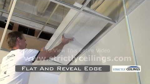 Installing 2x2 & 2x4 Drop/Suspended Ceiling Tiles Into Ceiling Grid
