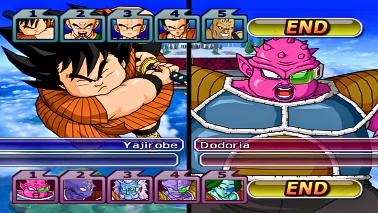 Люди против команды солдат Фризы (процессор против процессора) - геймплей Dragon Ball Z BT3 в раз...