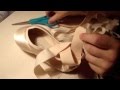 How to sew and tie ballet pointe shoes