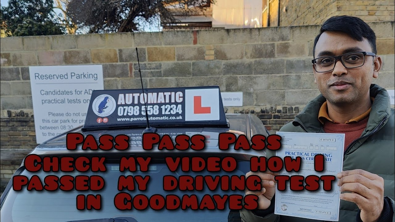 Goodmayes Test Route test time 830am Learner passed his driving test