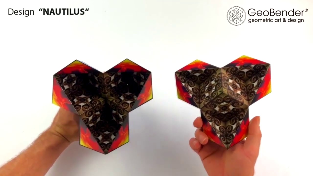 Geobender Abstract GeoBender® Cube „NAUTILUS“ - YouTube