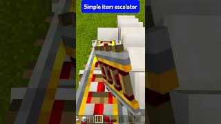 Simple item transportation system in Minecraft  #minecraftshorts #shorts #minecraft