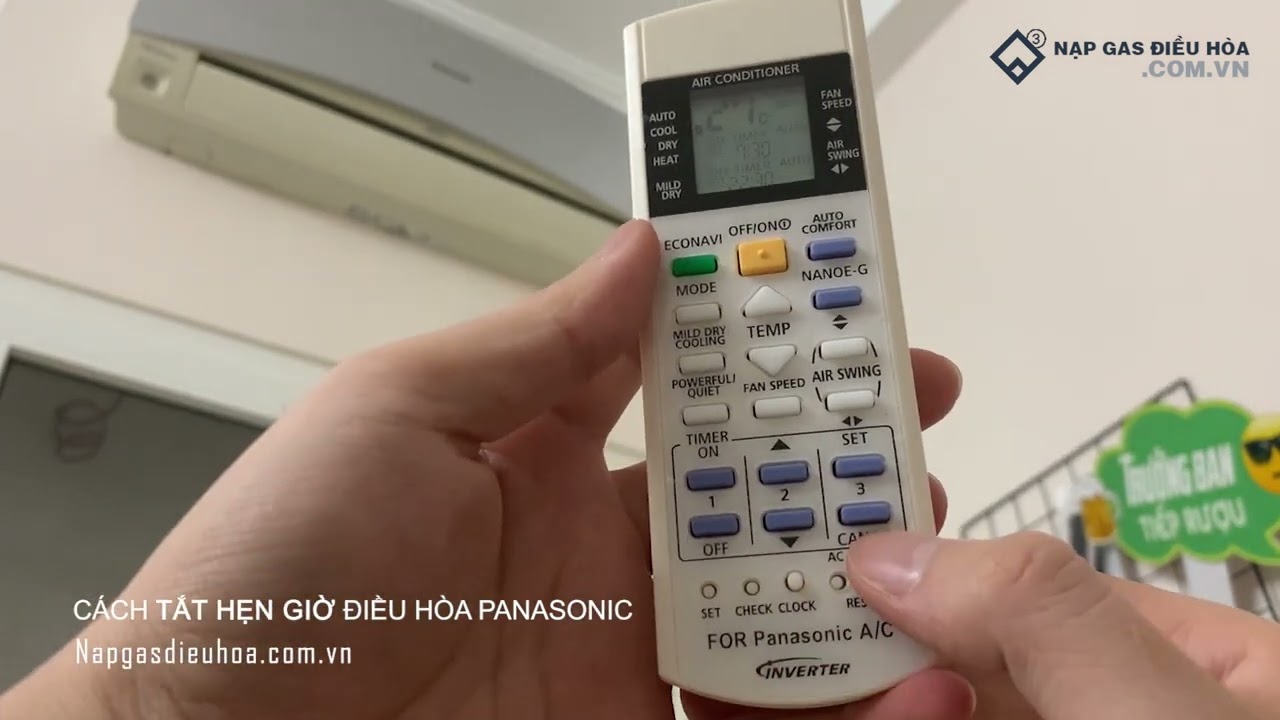 [Hướng Dẫn] Cách Tắt Hẹn Giờ Điều Hòa Panasonic CỰC DỄ... - youtube