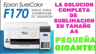 ✓EPSON SC F170/F100 TU PRIMERA IMPRESORA IDEAL PARA ARRANCAR TU NEGOCIO! ,  CON BAJOS COSTOS 2021 - YouTube