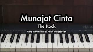 Munajat Cinta - The Rock | Piano Karaoke by Andre Panggabean