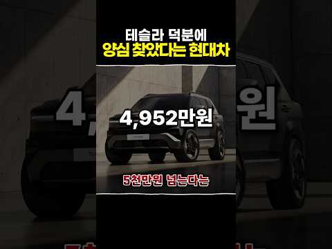 테슬라 덕분에 양심 찾았다는 <strong>현대차</strong>?