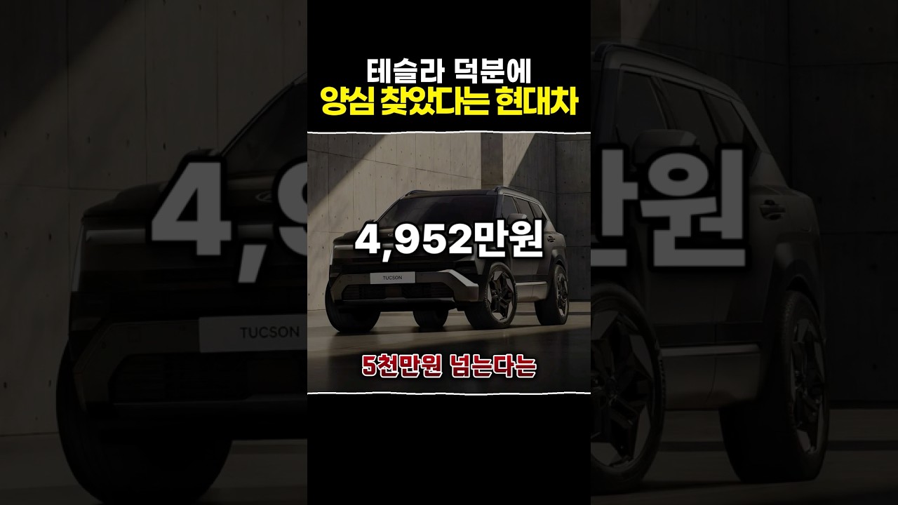 테슬라 덕분에 양심 찾았다는 현대차? 썸네일