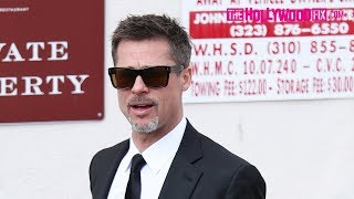Brad Pitt Leaves Chris Cornell's Remembrance Luncheon At Craig's Restaurant 5.26.17