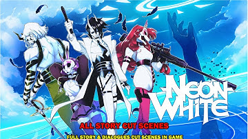 Neon White all story cutscenes - Full story & dialogues in one