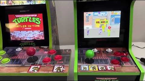 Arcade1up TMNT countercade unboxing & compare with two players