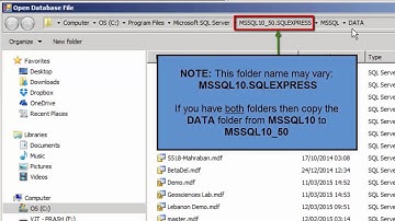 Attaching and Detaching a Database on Clisp Studio