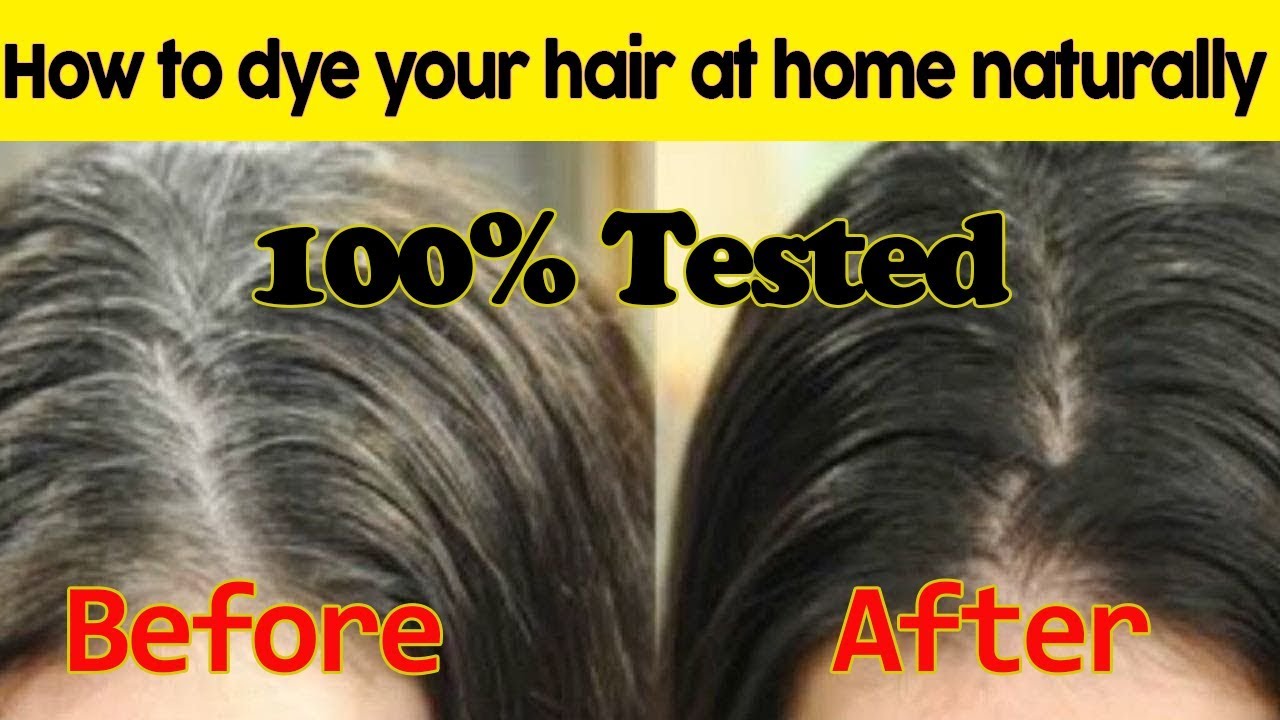 Natural Hair Dye for Instant Black Hair l No more chemicals for coloring