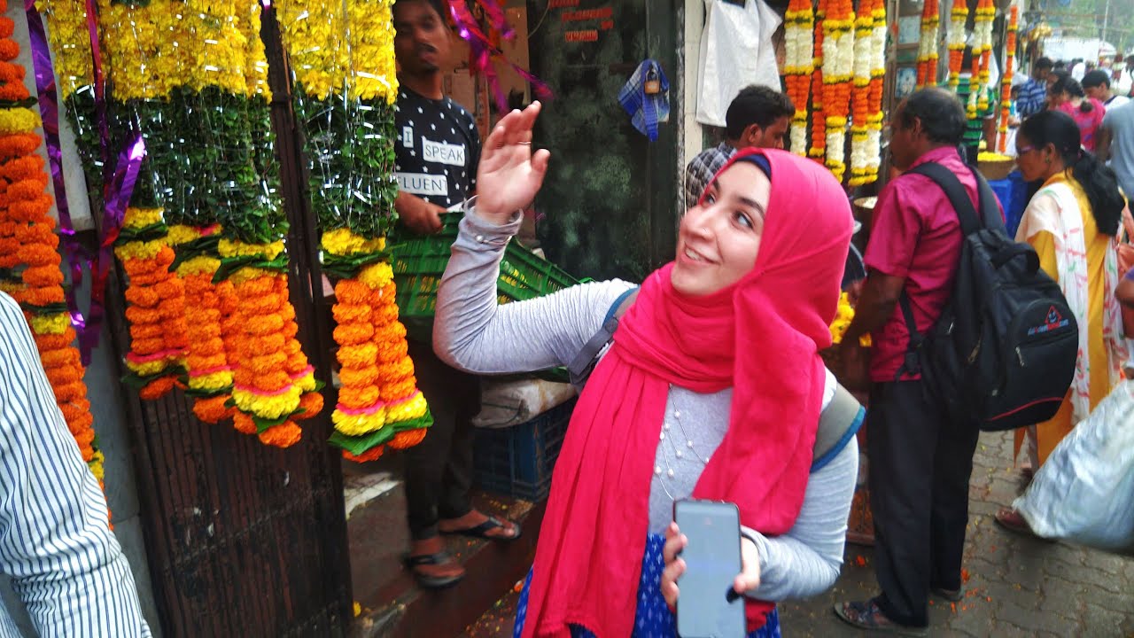 سوق الورد في مومباي الهند - Dadar Flower Market