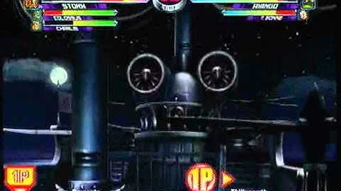 MvC2 Online (360): Brett (Cha/Storm/Col) vs Thillygewth (Gui/Amingo/Tron) 27 .:6.2.10:.