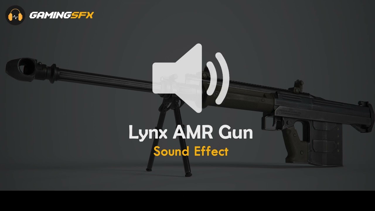 Lynx AMR pubg gun sound effects YouTube