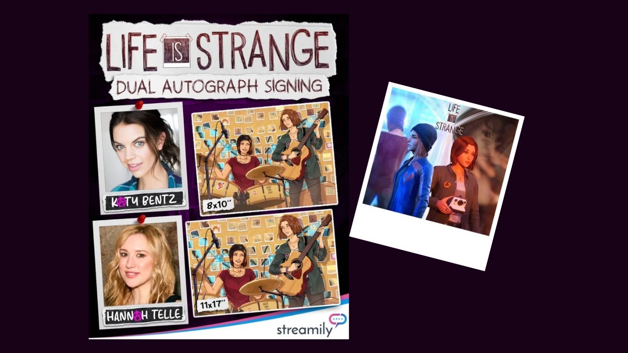 Life is Strange Streamily Duo Signing with Steph (Katy Bentz) + Max (Hannah Telle)