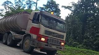 kiunga tabubil Highway Drivers moving the cargo for Ok Tedi Mining