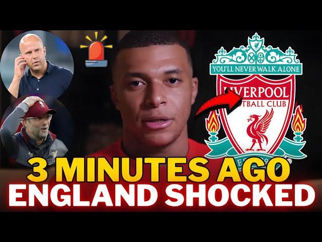 🚨LAST MINUTE BOMBSHELL! JUST CONFIRMED! MBAPPE WANTS LIVERPOOL? LIVERPOOL NEWS class=