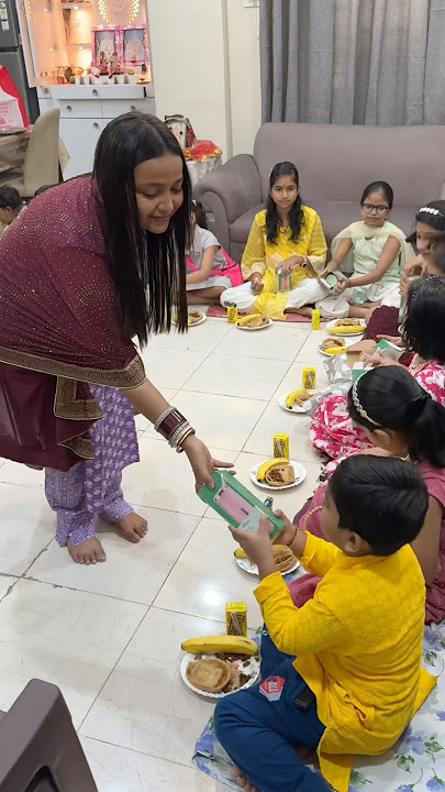 Kanya puja was done 😍 #Shorts #Viral #navratri