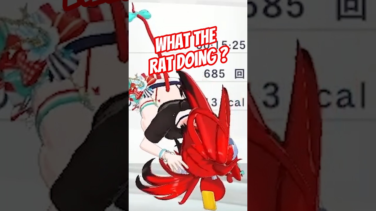 Bae After 1 Hour Of Exercising With Miku In Fit Boxing 