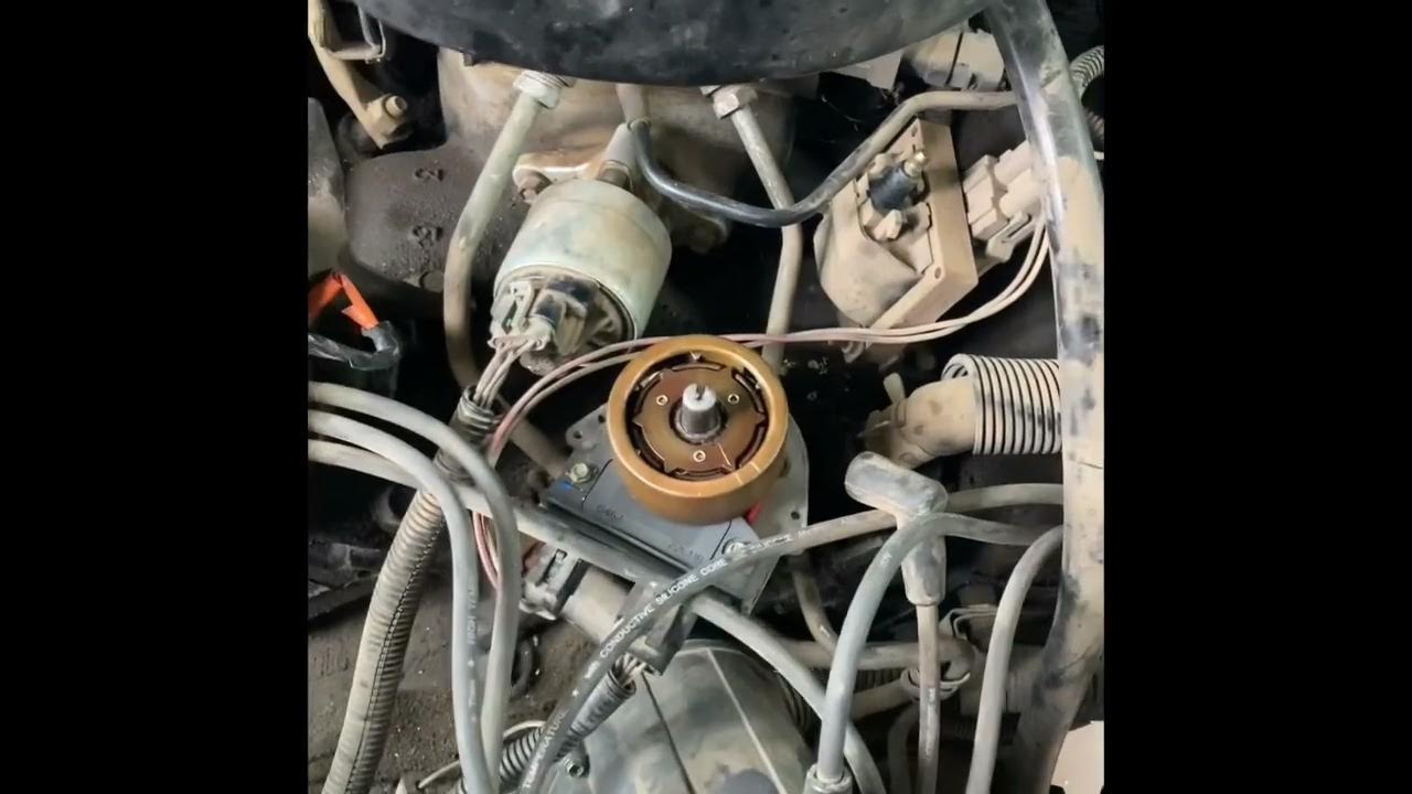 1995 Chevy G20 Van 4.3 Replace Distributor Parts YouTube