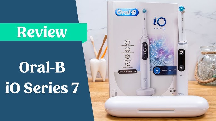 Oral-B iO Series 8 Electric Toothbrush with 2 Replacement Brush Heads and  Travel Case, Rechargeable Toothbrush, Black Onyx