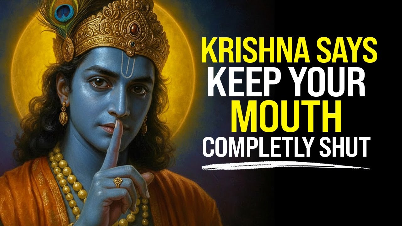 Krishna's Warning: Hold Your Tongue, This is Not the Time to Talk | Krishna Message Now