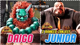 SF6 ▰ TOKIDO (Akuma) vs JUNIOR (#2 Ranked Zangief) ▰ High Level Gameplay ( 2.6.2024 )