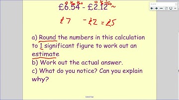 Rounding and estimation, significant figures.
