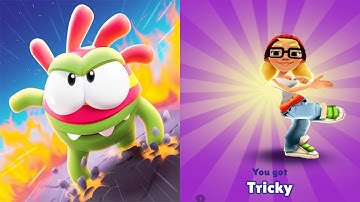 Om Nom Run vs Subway Surfers Mumbai Tricky
