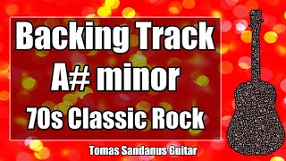 A minor Backing Track A sharp Am 70s Classic Rock Ballad Guitar Jam Backtrack