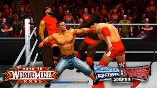 It's time for wwe smackdown vs raw 2011 road to wrestlemania!! in this
series we'll be taking john cena on a the main event of wrestlemania.
smash th...