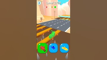 Shape-Shifting 2 GAMEPLAY Level No #2708 Walkthrough - New Update Car Racing #Shorts #ShapeShifting