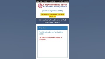 #Maa #shakumbhari #University #Saharanpur  #Latest #NOTICE 2022  #notice  #Jobsalertdaily.