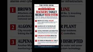 Michigan Water Systems Targeted in Cyberattacks as FBI Warns of Broader Threat