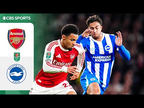Arsenal vs. Brighton: Extended Highlights | Carabao Cup Fourth Round | CBS Sports Golazo