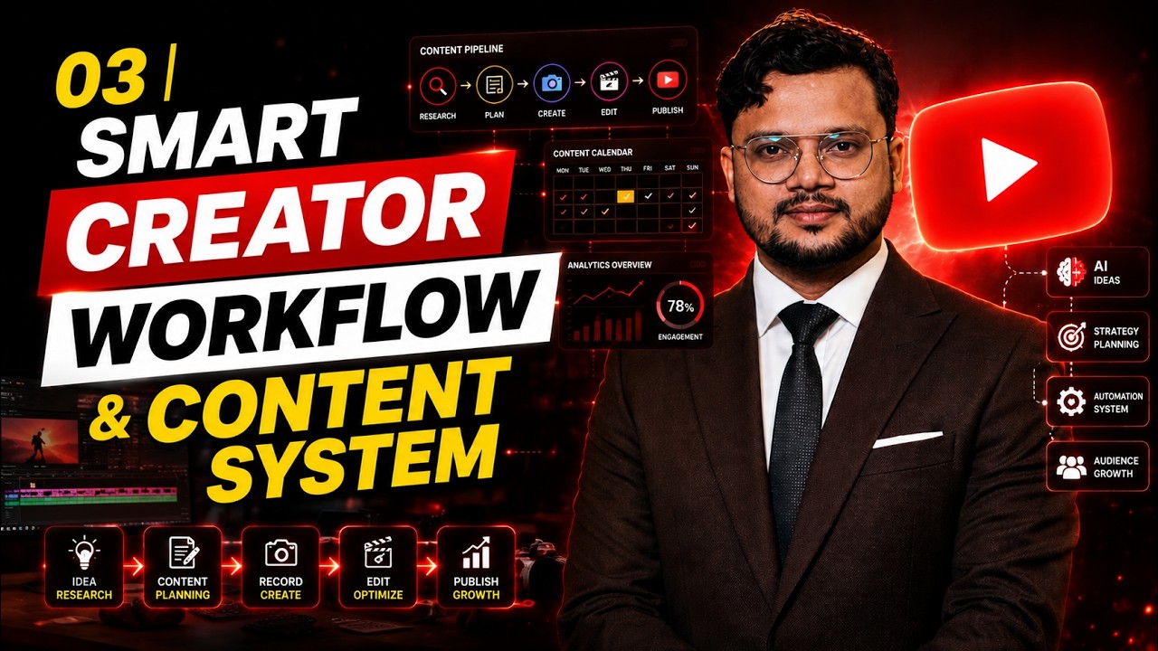 03 | Smart Creator Workflow & Content System - YouTube