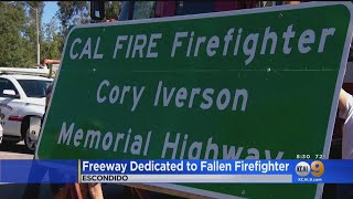 Portion Of 15 Freeway Named For Fallen Firefighter