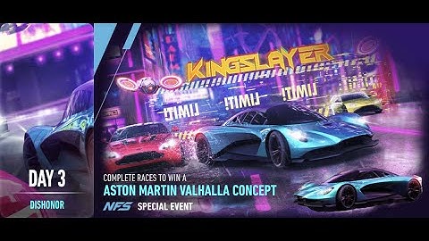 Aston Martin Valhalla Concept | Kingslayer | Need For Speed: No Limits | Day 3