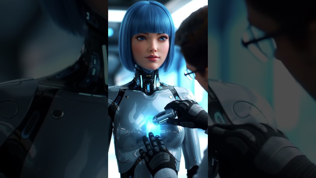 Robot 2025 showHumanoids,  Reveals Inside her Suit event 