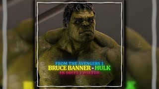 Bruce Banner Hulk The Avengers 1 4K 60Fps Twixtor Clips For Edits